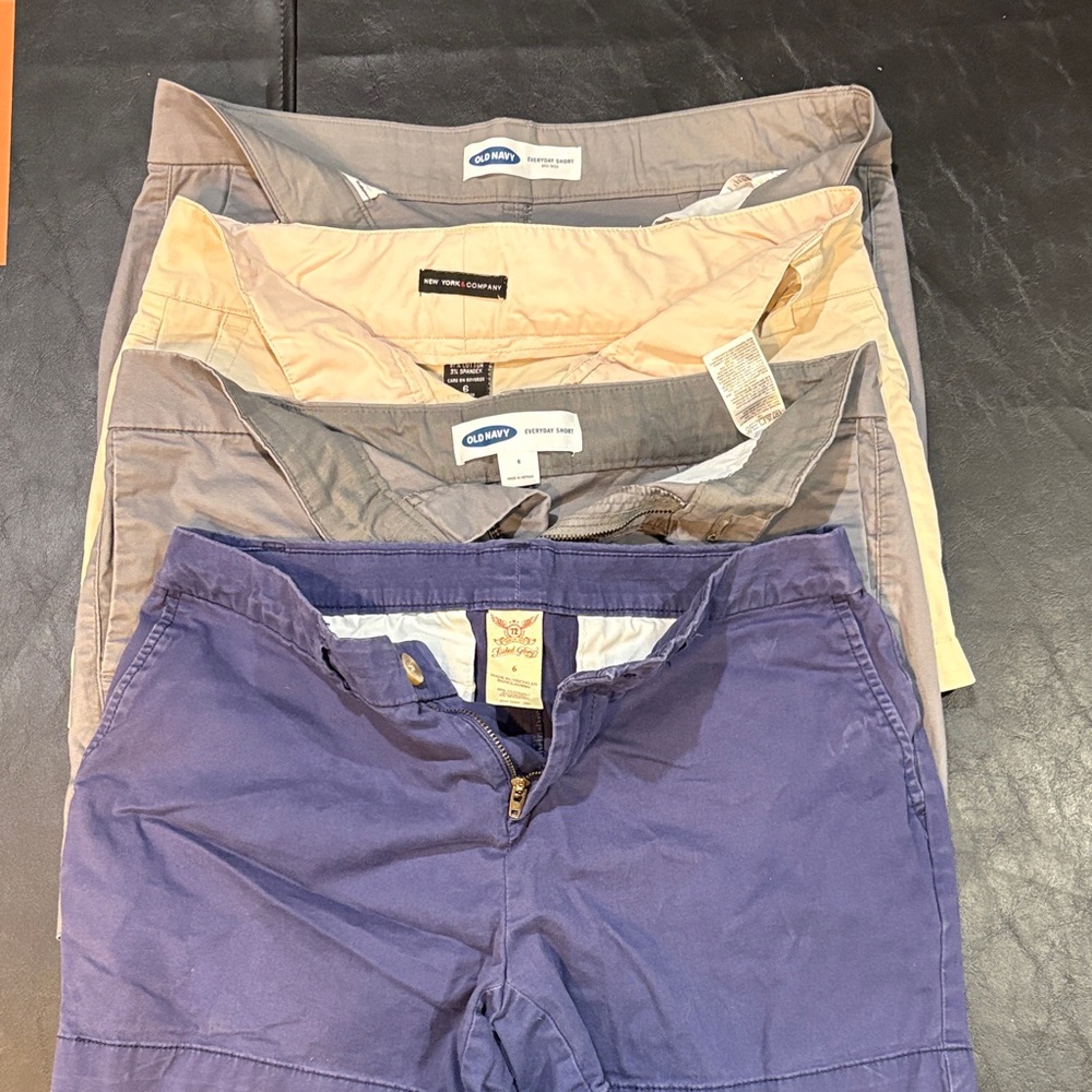 Old Navy Men's Shorts Set - Navy, Beige, Gray